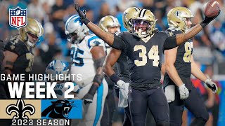 New Orleans Saints vs Carolina Panthers  2023 Week 2 Game Highlights [upl. by Korenblat]