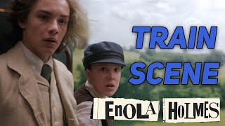 Train Scene Enola amp Tewksbury Meet  Enola Holmes 1080p [upl. by Thad]