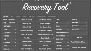 126 GTA 5  Recovery Tool v121  DOWNLOAD [upl. by Cynthia]