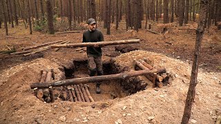 Building a WW2 Foxhole One Day Build with 1965 Entrenching Tool [upl. by Aitnwahs48]