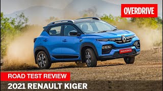 2021 Renault Kiger road test review  bold economical and brimming with features  OVERDRIVE [upl. by Rellek774]