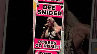 TWISTED SISTERs DEE SNIDER to fans Go Home twistedsistershorts [upl. by Olympia]