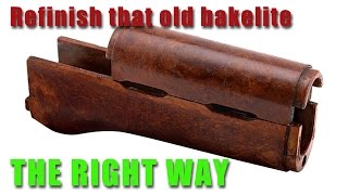 Restore bakelite on an AK 47 [upl. by Soutor]