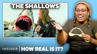 Shark Expert Rates 10 Shark Attacks In Movies And TV  How Real Is It  Insider [upl. by Thaddus847]