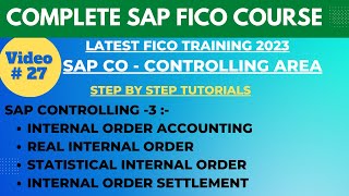 SAP FICO Class  27  Create Cost Center Hierarchy  Create Profit Center And Segment in Controlling [upl. by Eicnan363]