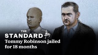 Tommy Robinson jailed for 18 months for contempt after breaching High Court order [upl. by Freddi205]