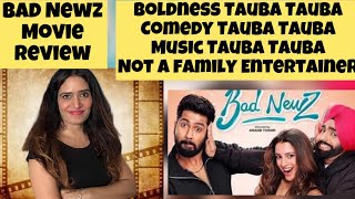 Bad Newz Movie Review Vicky Kaushall Tripti Dimri Ammy Virk Neha Dhupia Anand Tiwari [upl. by Bast928]