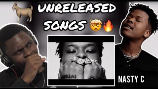 Reacting To UNRELEASED Nasty C Songs 🤯🇿🇦🐐🔥 [upl. by Irem1]