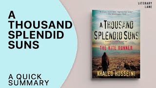 ✨ A Thousand Splendid Suns  Powerful Summary amp Themes Explained by AI [upl. by Ennovi647]