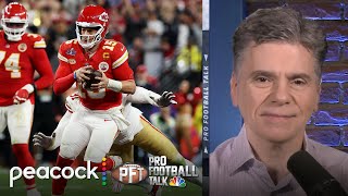 Chiefs overcome bad spot in Super Bowl LVIII gametying drive  Pro Football Talk  NFL on NBC [upl. by Abdella]