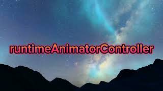 AnimatorruntimeAnimatorController  programaçao [upl. by Akapol]