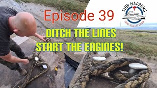 Ep 39  Taking Our Lines Off During High Water Our WW2 Wooden Boat Restoration [upl. by Agem633]