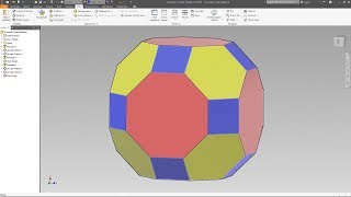 Truncated Cuboctahedron  Autodesk Inventor [upl. by Mitch]