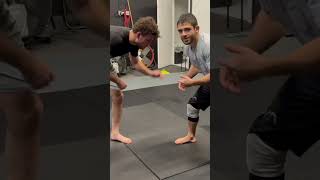 Quick and easy double leg setup grappling martialarts submission combatsport combatsports bjj [upl. by Annawd]