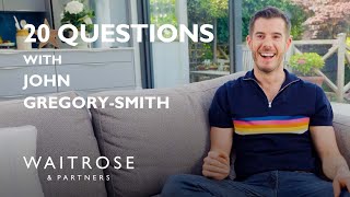 Im Obsessed With Kebabs  20 Questions With John GregorySmith  Waitrose [upl. by Dunseath]