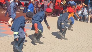 GUMBOOTS DANCE  16 JUNE 1976 COMMEMORATION soweto LuyoloPrimary [upl. by Schober]