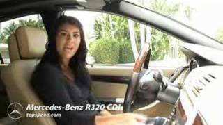 Mercedes Benz R320 CDI  TopSpeed review [upl. by Sicnarf]