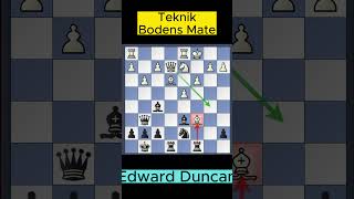 Teknik Bodens Mate Cantik shorts catur chess [upl. by Asit205]