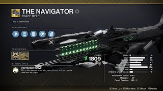 Destiny 2 Ghosts of the Deep  THE NAVIGATOR Dungeon Exotic Trace Rifle DROP Catalyst amp Gameplay [upl. by Myra855]