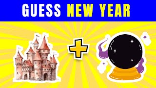 New Year Emoji Challenge Guess the Emojis 🎉🤔 [upl. by Nydroj183]