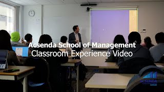 Acsenda School of Management  Classroom Experience [upl. by Feeley662]