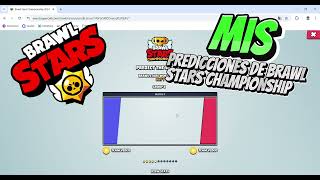 Mis predicciones brawl stars championship [upl. by Ynatirb770]