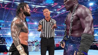 Full Match  Roman Reigns vs Titan Atlas  Iron Man Match 2022  WWE Dec 11 2022 [upl. by Marelda]