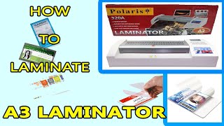 How to Use a Laminator [upl. by Lurie]