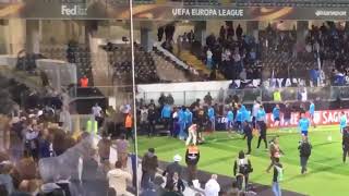 BAGARRE PATRICE EVRA VS ULTRAS MARSEILLE FIGHT OM [upl. by Jessey]