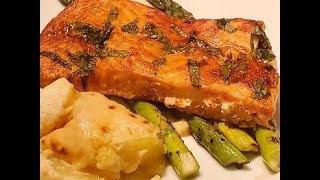 Salmon al Horno SImplemente delicioso [upl. by Anne-Marie636]