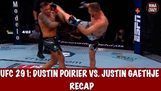 UFC 291 Dustin Poirier vs Justin Gaethje 2 Recap [upl. by Sand80]