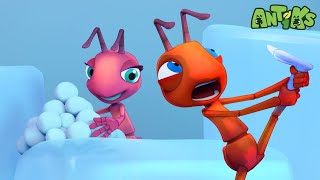 Icy Ants 🥶  Antiks  Science and Nature Cartoons For Kids Moonbug Kids [upl. by Cleodel]