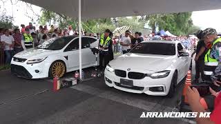 BMW 440i vs Focus RS MK2  Arrancones Mixquiahuala Hidalgo [upl. by Ferino]