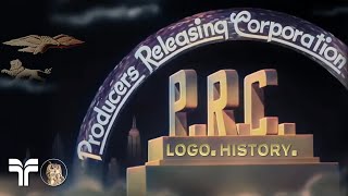 Producers Releasing Corporation Logo History featuring EagleLion Films [upl. by Noyahs]