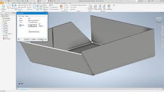 10 Autodesk Inventor 2020 Sheet Metal  Corner Seam [upl. by Rowney]