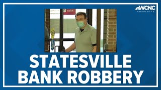 Suspect accused of robbing bank in Statesvile [upl. by Emily251]