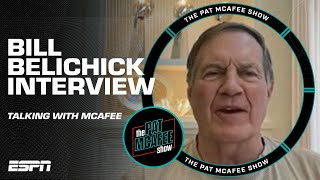 BILL BELICHICK JOINS THE PAT MCAFEE SHOW 👀 Cohosting the NFL Draft Tom Brady as the GOAT amp more 🏈 [upl. by Weisman123]