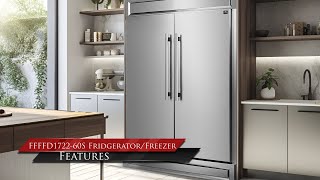 Forno 60quot Builtin RefrigeratorFreezer Model FFFFD1722 60S [upl. by Hnao]