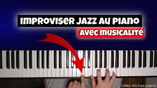 Comment improviser jazz au piano avec musicalité [upl. by Cuttie248]