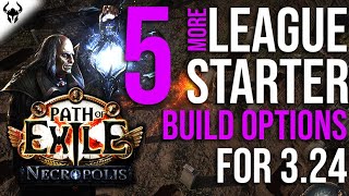 Path Of Exile 324 LESSNONMETA Starter Builds 🔥 5 Possible PoE Necropolis Starter Builds 2024 [upl. by Akkim]