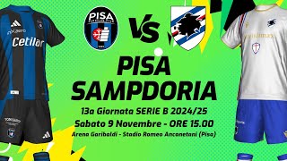 SAMPDORIA SENZA CAPO NÉ CODA IL PISA RINGRAZIA E VINCE FACILE 30 [upl. by Lucila471]