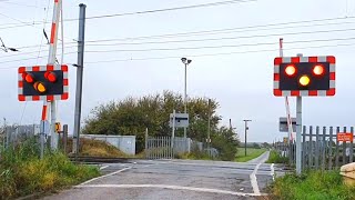 Conington Level Crossing Cambridgeshire [upl. by Ynafetse]