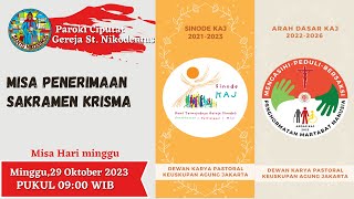 MISA PENERIMAAN SAKRAMEN KRISMA [upl. by Redna]