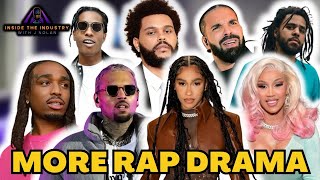 More Rap DRAMA ASAP Rocky amp The Weeknd Go At Drake Quavo vs CB BIA vs Cardi J Cole Gets Baited [upl. by Akehs826]