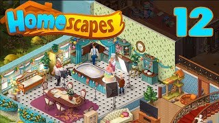 HOMESCAPES STORY WALKTHROUGH  PART 12 GAMEPLAY   iOS  Android [upl. by Feilak]