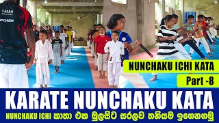 Nunchaku Kata Tutorial StepbyStep Training for Martial Artists  Ep8  නන්චකු කාතා පුහුණුව Part 8 [upl. by Oiragelo]