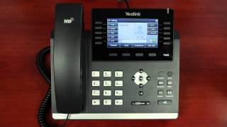 Yealink T46G  Managing Voicemail [upl. by Lalad541]