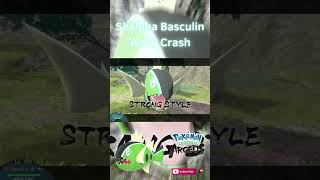 Shiny Alpha Hisuian Basculin Signature Move Wave Crash in Pokemon Legends Arceus [upl. by Audrye]