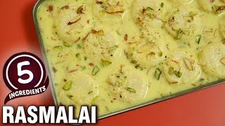 5 Ingredients Recipe  Quick amp Easy Rasmalai Recipe  Indian Dessert  Varun [upl. by Casilda]