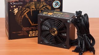 🔝RAIDMAX Cobra Modular 800W RX800AEM не обзор❗ [upl. by Jehovah832]